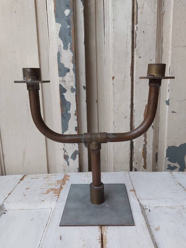 ♦ Vintage brutalistische kandelaar