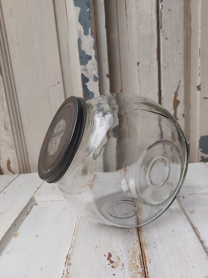 ♠ Sellers cabinet glazen biscuitpot