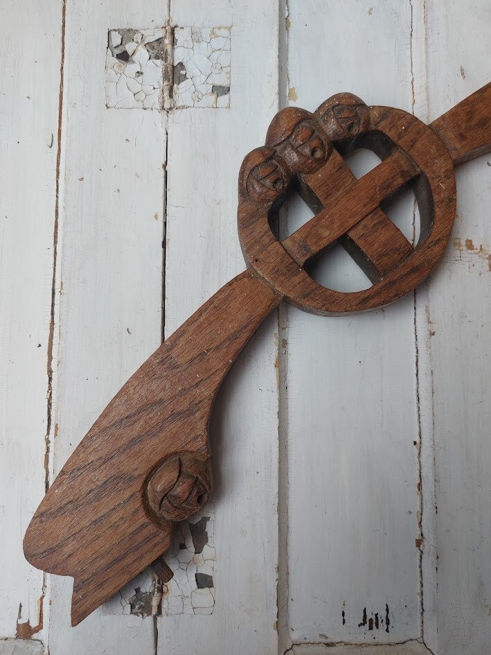 ♠ Houten snijwerk / wandddecoratie