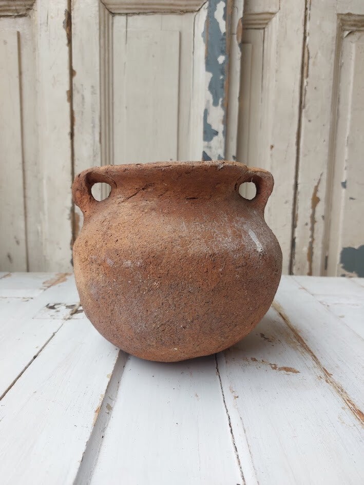 ♠ Antieke Mesopotamische terracotta pot