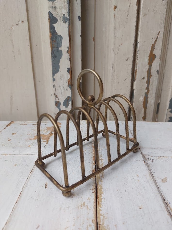 ♠ Vintage metalen toastrek