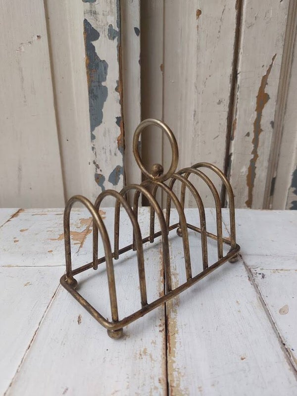 ♦ Vintage metalen toastrek