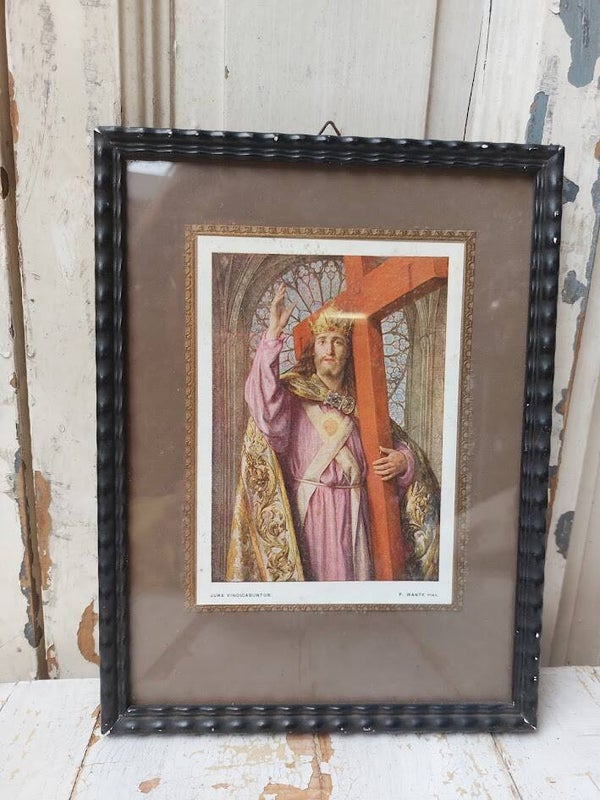 ♠ Ingelijste religieuze kunstwerk