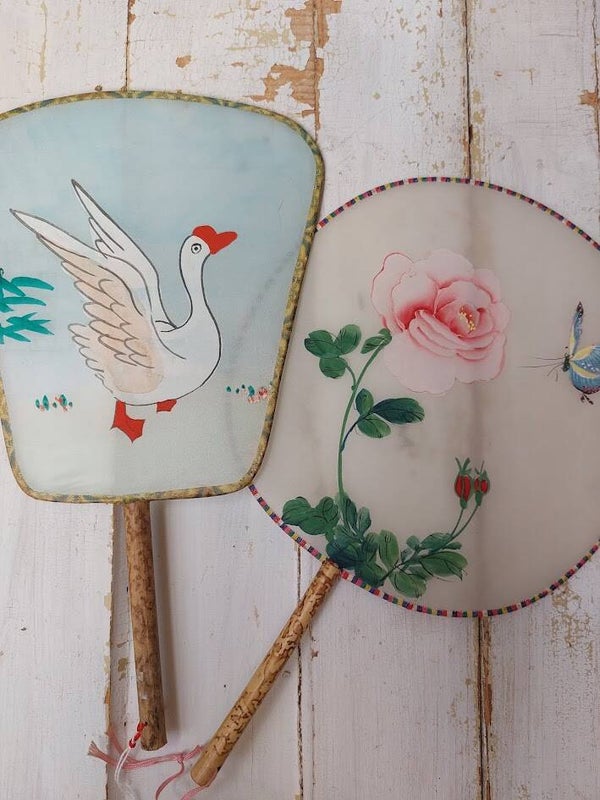♦ Vintage Aziatische waaiers