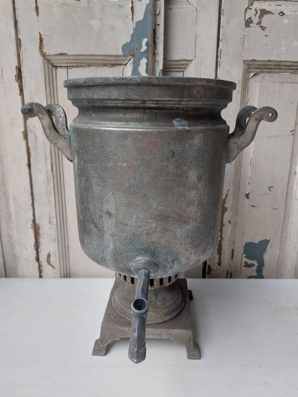 ♦ Antieke Russische Samovar theepot