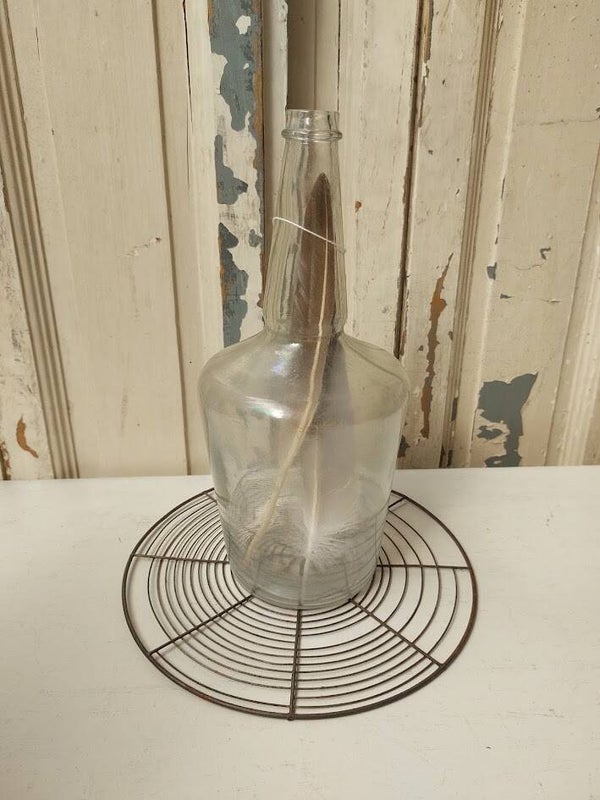 ☻ Glazen mond geblazen fles