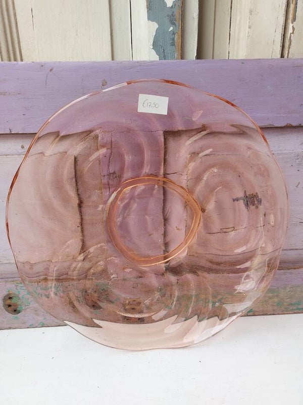 ☻ Roze persglas schaal