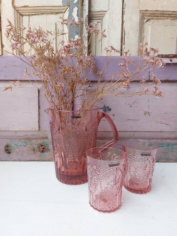 ☻ Waterkan en glazen Van Verre