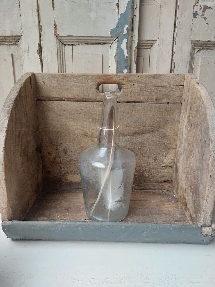 ☻ Glazen mond geblazen fles