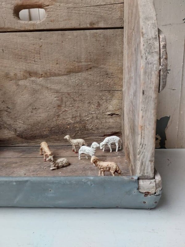 ☻ SET kunststof schaapjes