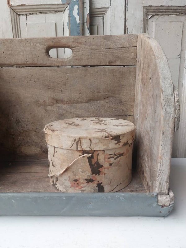 ☻ Vintage stoffen hoedendoos