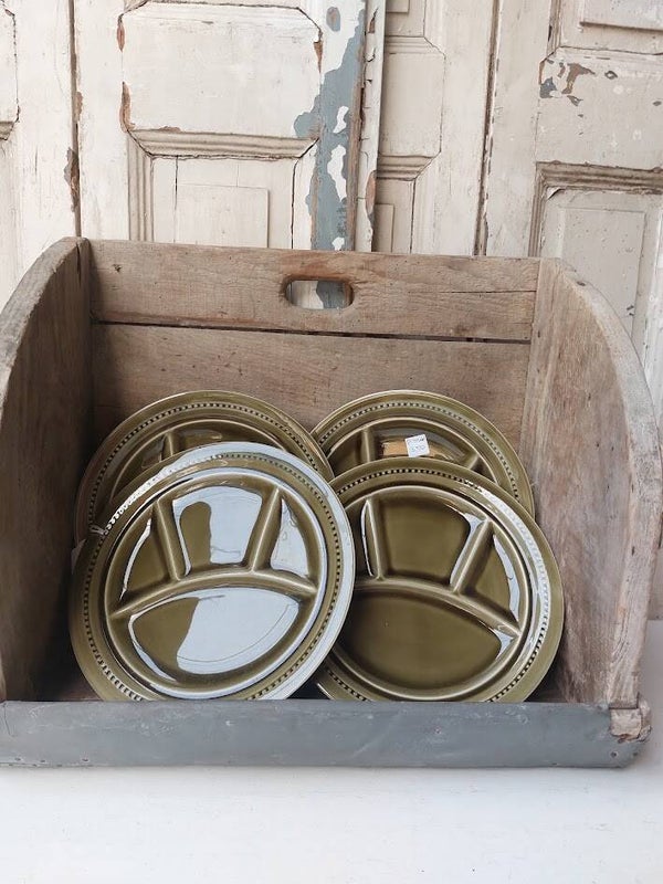 ☻ Set van 4 Vintage Franse Vakjesborden – K&G Lunéville France