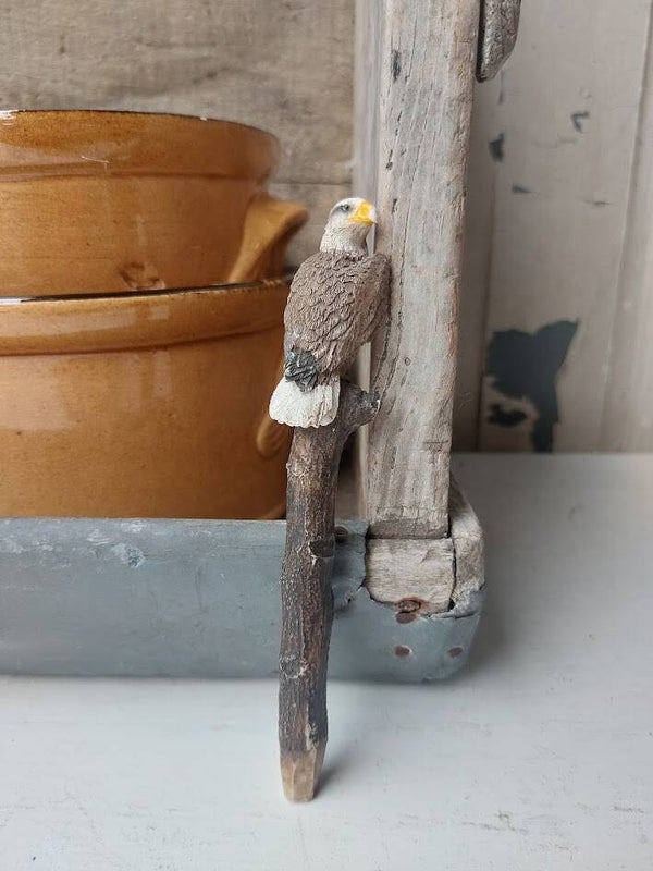 ☻ Handgesneden Houten Planter prikker / Plantenclip