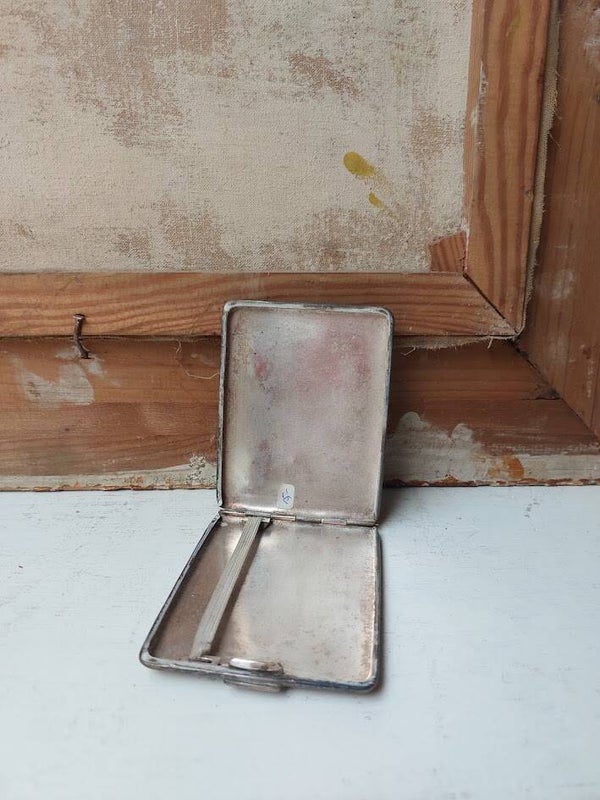 ☻ Karaktervol Vintage Art Deco Sigarettendoosje / Etui
