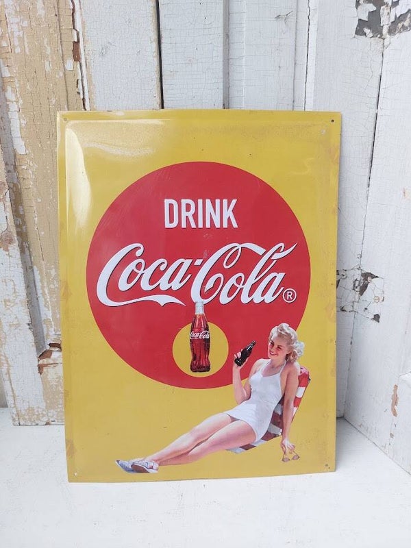 🔥 Vintage Coca-Cola reclamebord