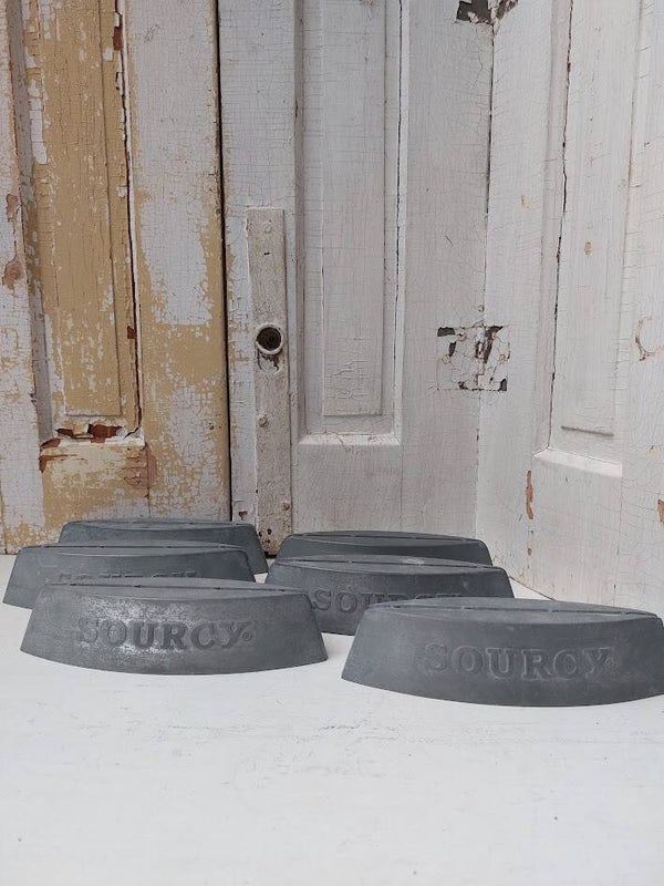 ☻ Originele vintage metalen Sourcy houders