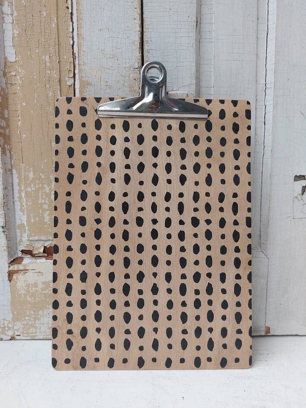 ☻ Decoratief houten klembord