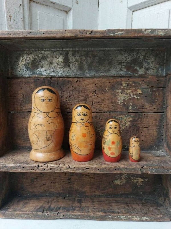 🕊️Vintage Matroesjka Set (4-delig)