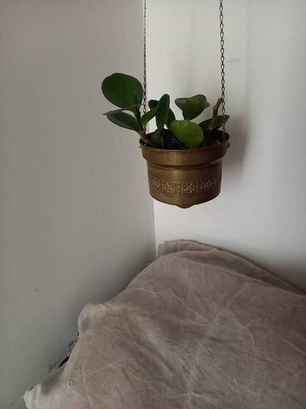 ☻ Antieke Koperen Hangpot