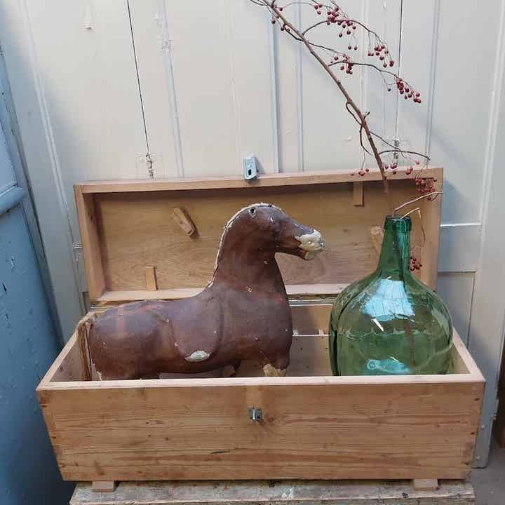 Oude gereedshapskoffer