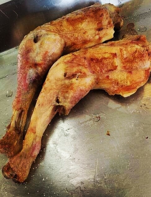 Cuisse de poulet fermier rôties (x2)