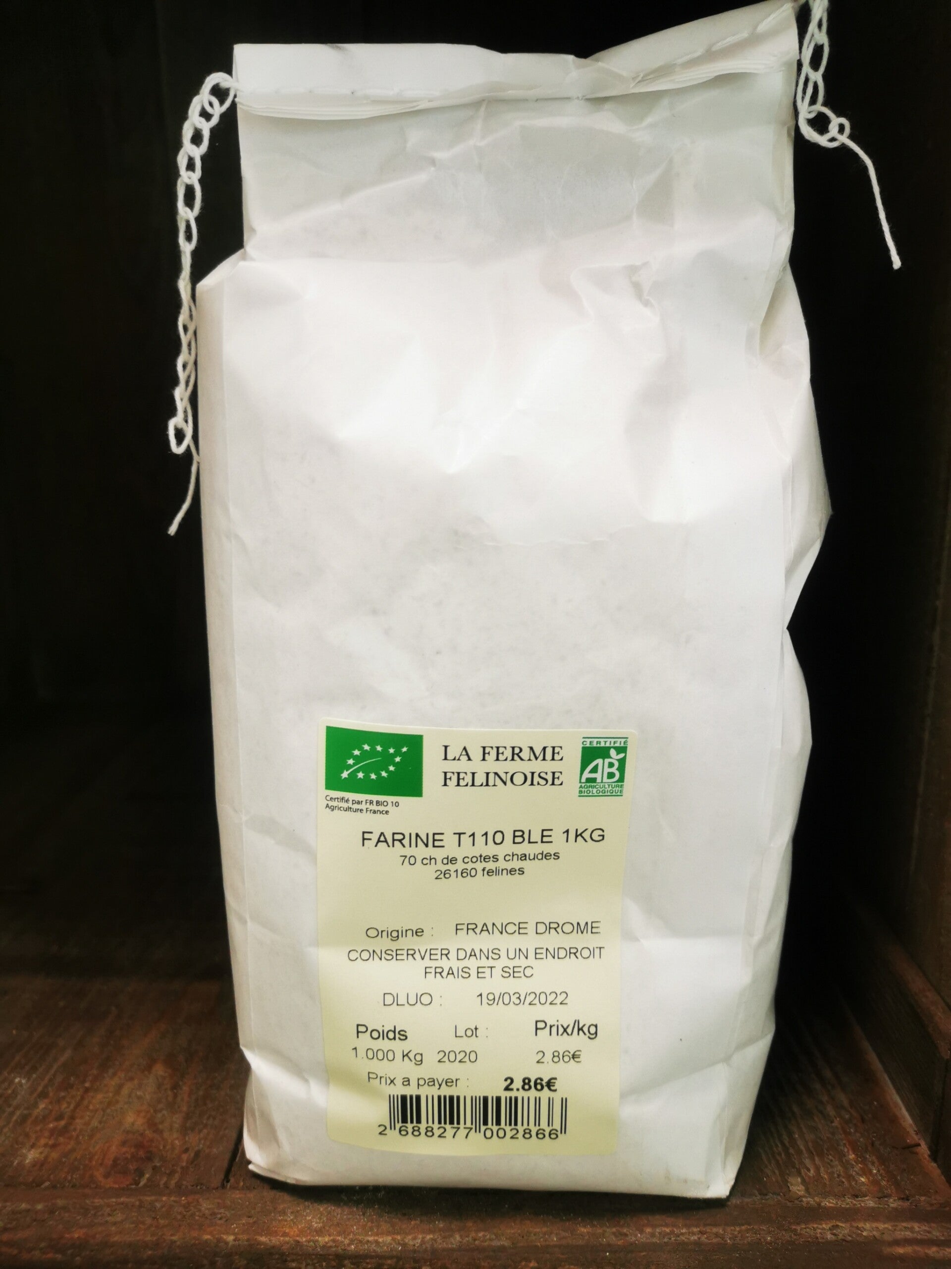 Farine de blé T110 bio