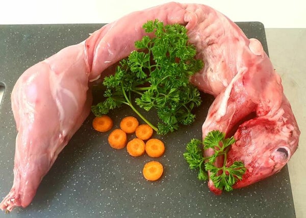 Lapin prêt à cuire