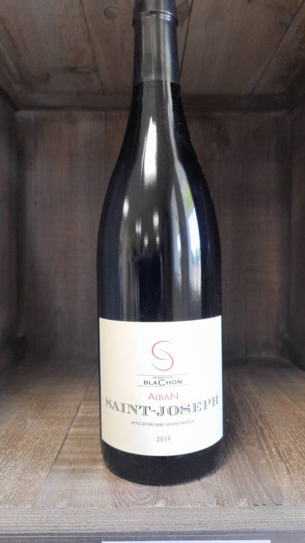 Bouteille de vin "Saint Joseph rouge, domaine Blachon"