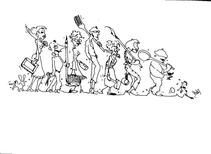 Künstlerhunger Buch Illustration HOLT