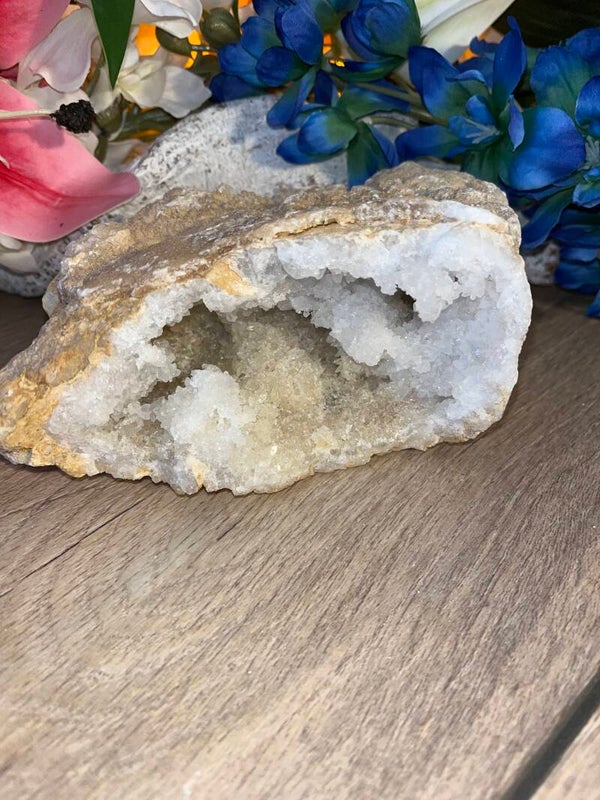 geode plat bergkristal