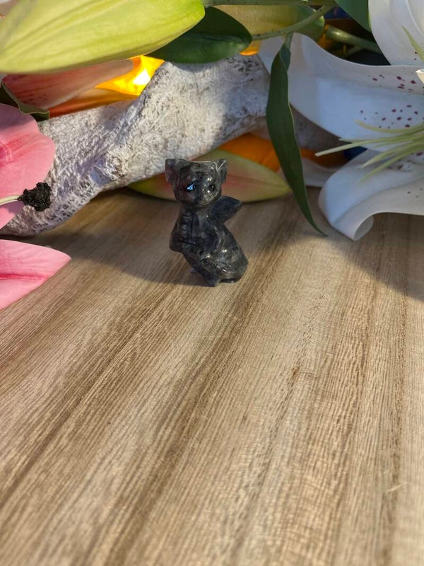 draakje mini staand labradoriet