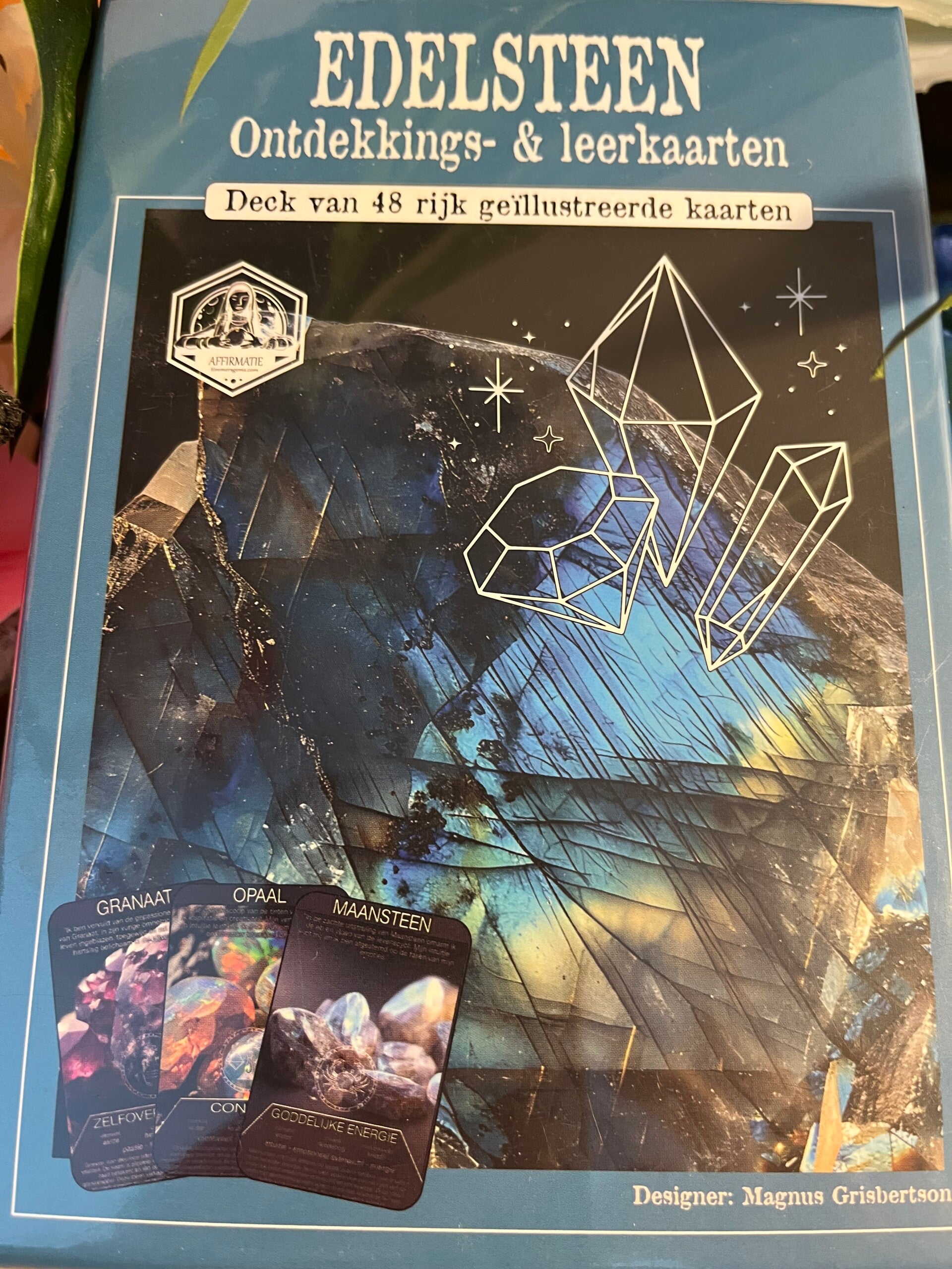 Edelstenen ontdekkings- en leerkaarten