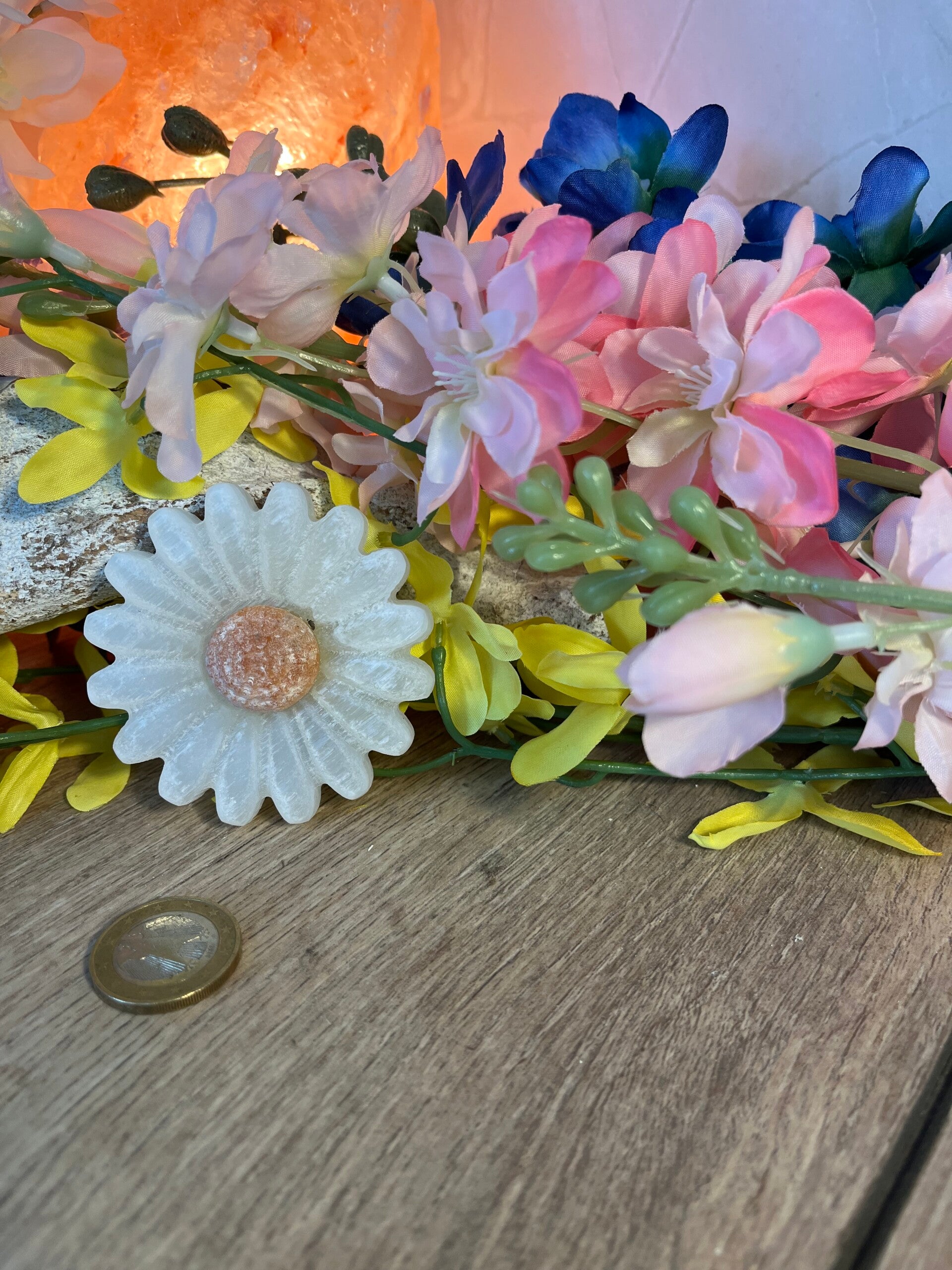 Seleniet met Calciet hart,  Madeliefje  790