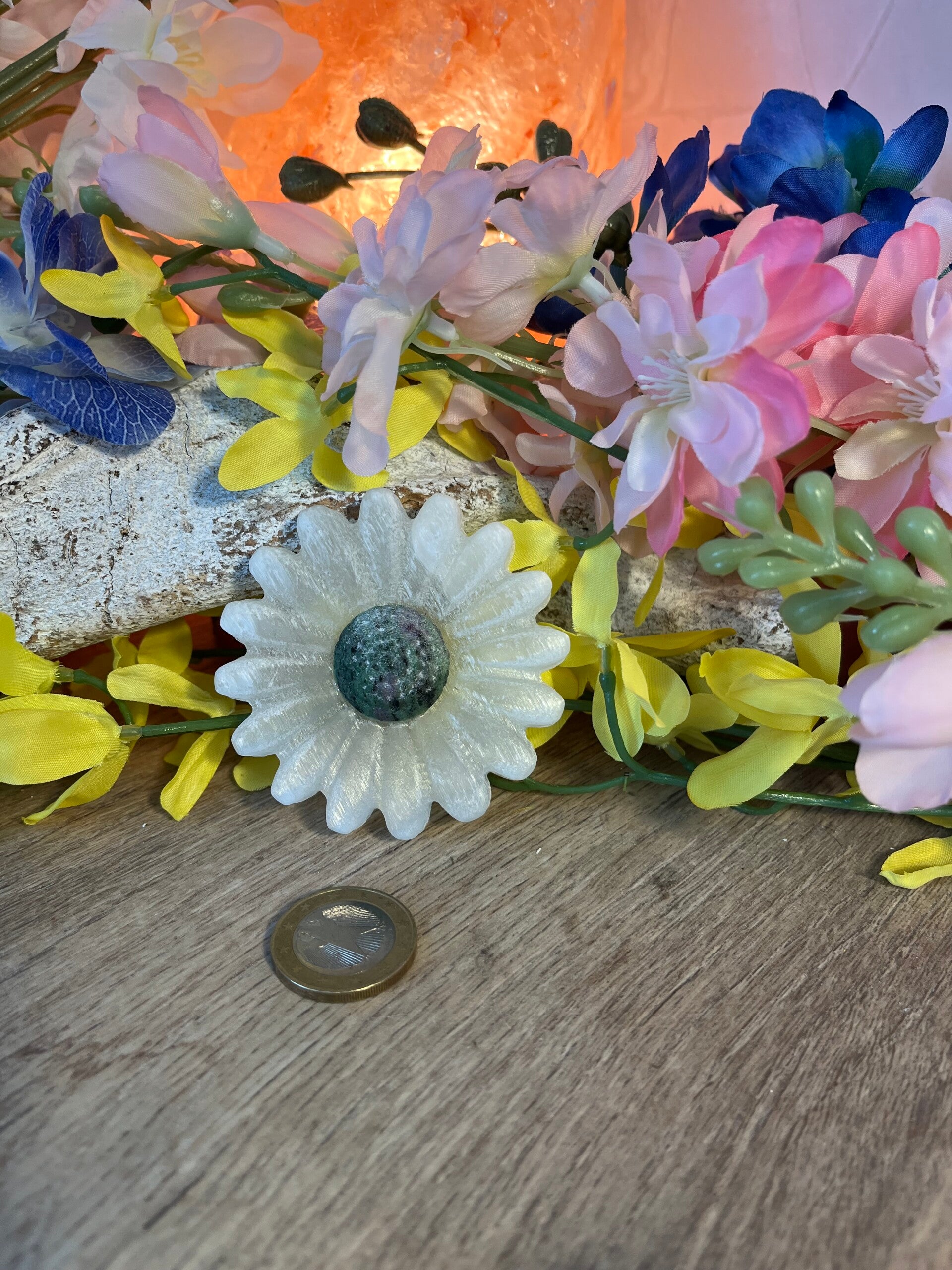 Seleniet met Calciet hart,  Madeliefje  791