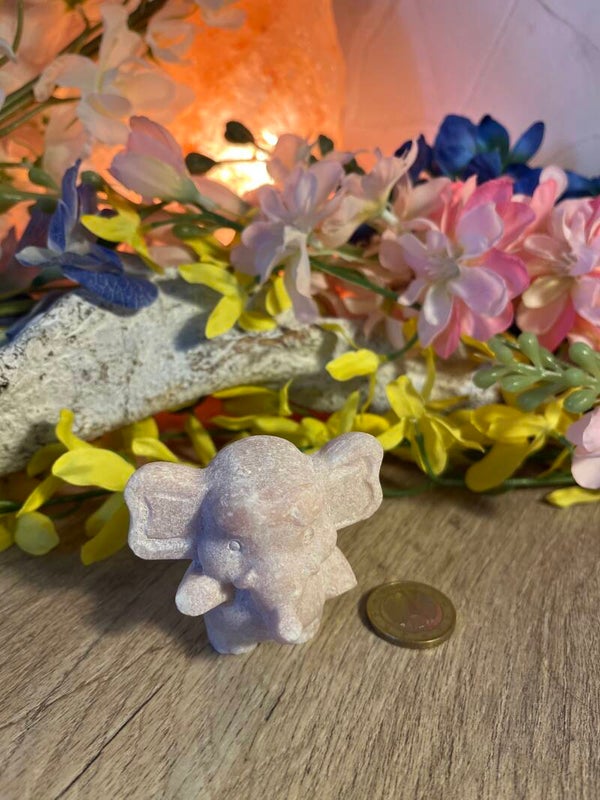 Roze marmer Olifant 797