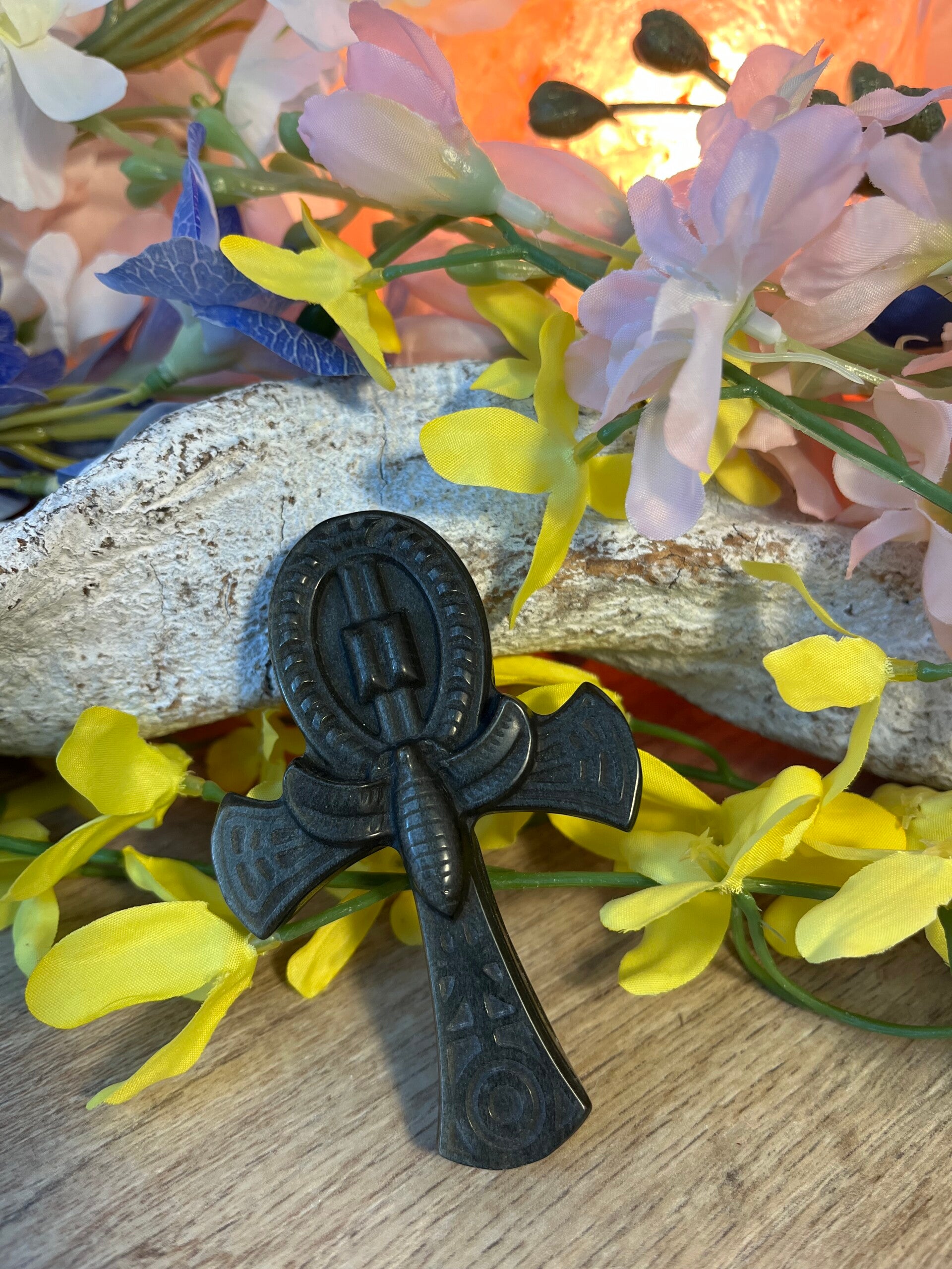 Obsidiaan Goud in Ankh symbool 783