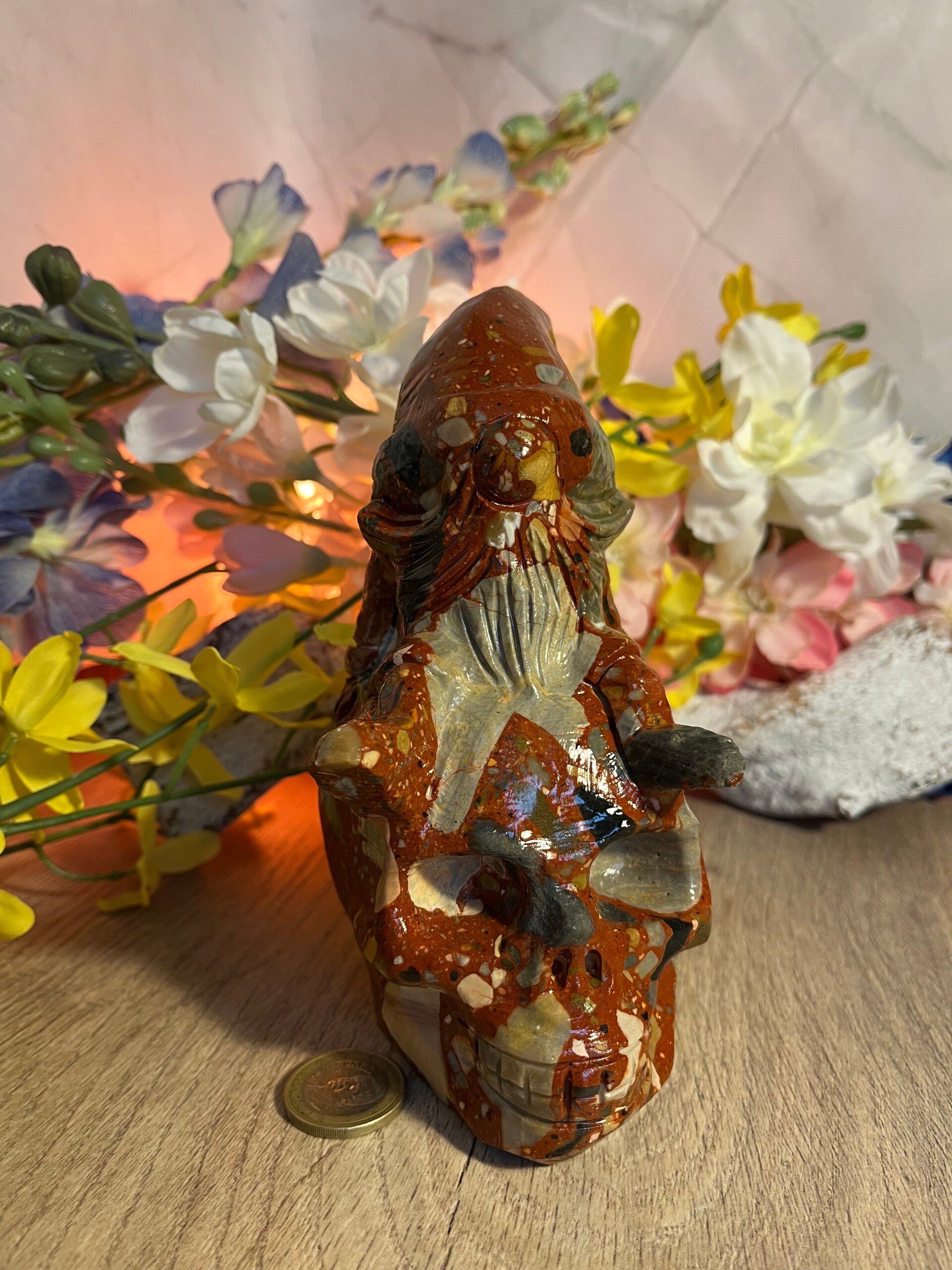 Skull met kabouter Conglomeraat