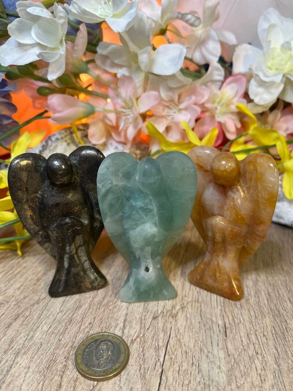 Engelen in verschrillen de kristallen.