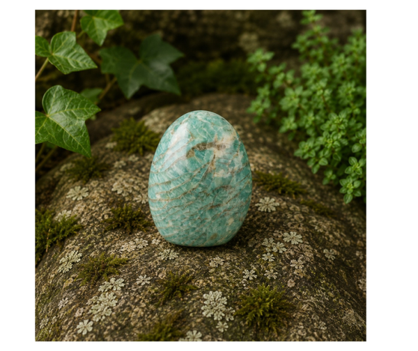 Amazoniet Rookkwarts sculptuur