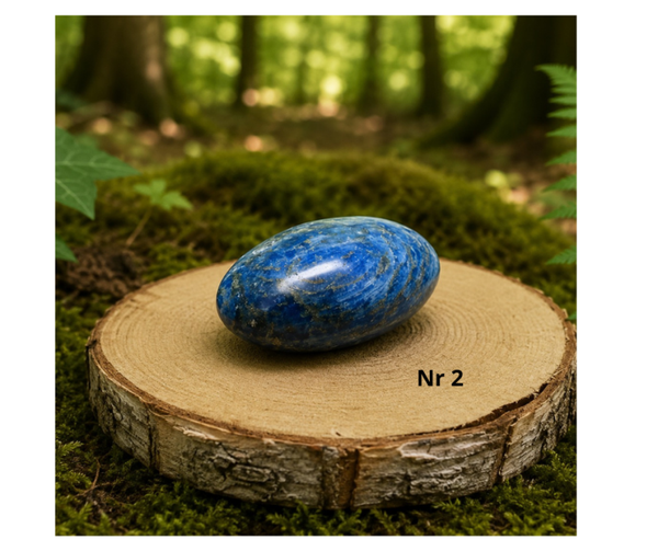 Apatiet blauw handsteen | Geduld, Motivatie en Spijsvertering