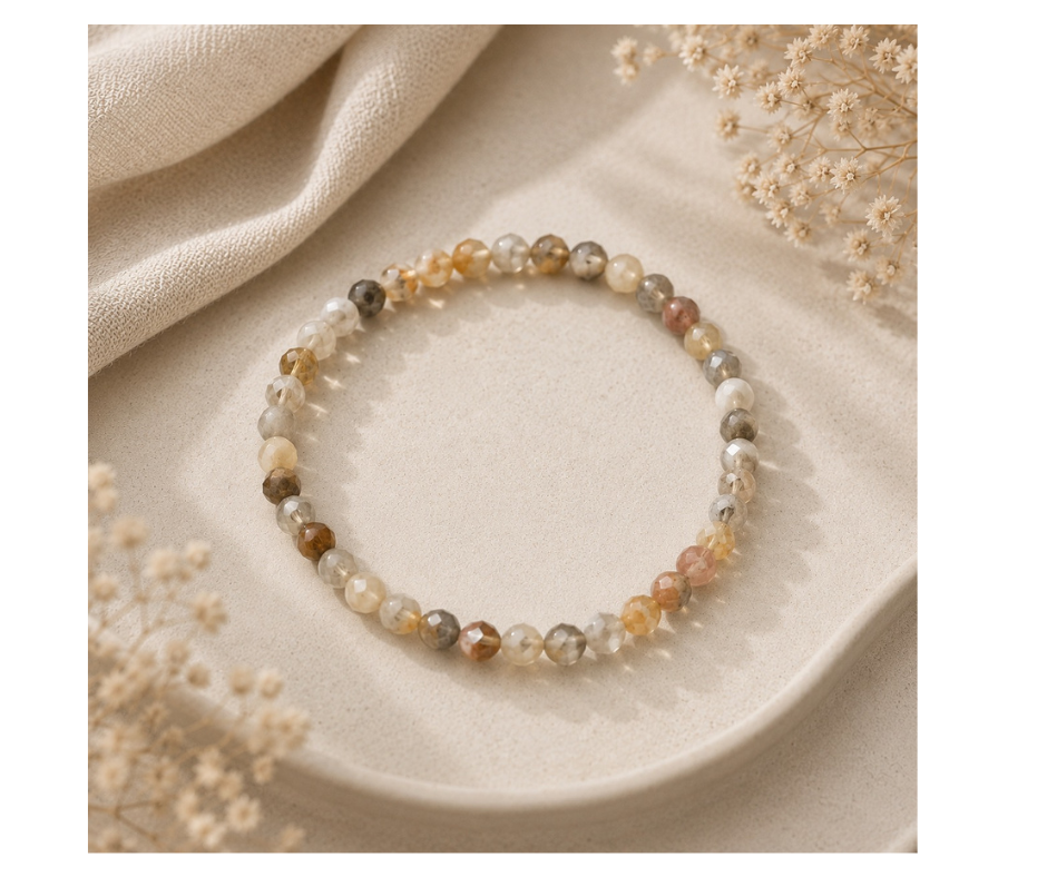 Agaat crazy lace armband | Fysieke reiniging en Vertrouwen