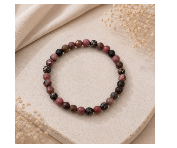 Rhodoniet armband | Heler van emotionele wonden en Mildheid voor je keuzes