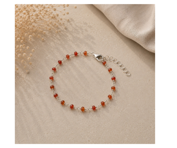 Carneool armband | Vertrouwen, Liefde voor het leven en Vruchtbaarheid