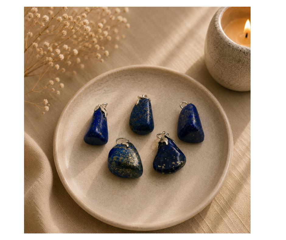 Lapis lazuli hanger | Zelfkennis, Verlangen en Verlicht pijnklachten