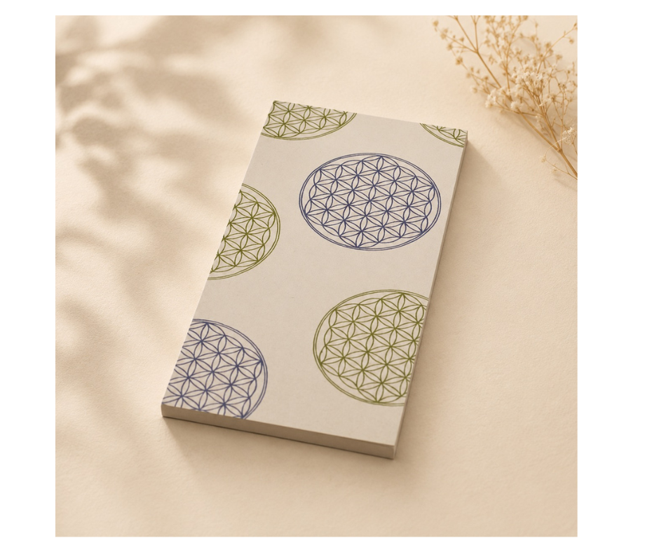 Notitieblokje | Flower of Life | Let your heart speak
