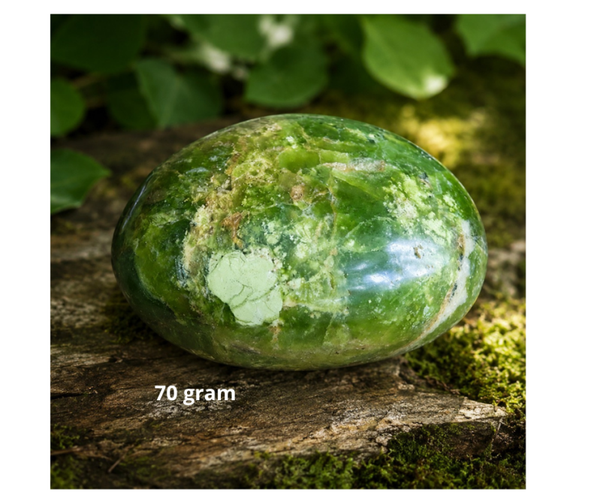 Opaal groen handsteen | Verlangen, Inspiratie en Zuiverend