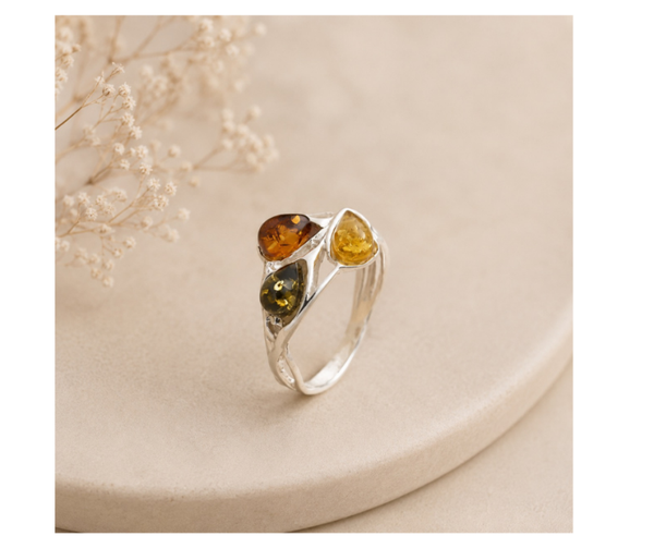 Barnsteen ring | Tweedehands zo goed als nieuw!