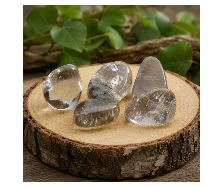 Rookkwarts trommelsteen | Concentratie en Inwendige reiniging