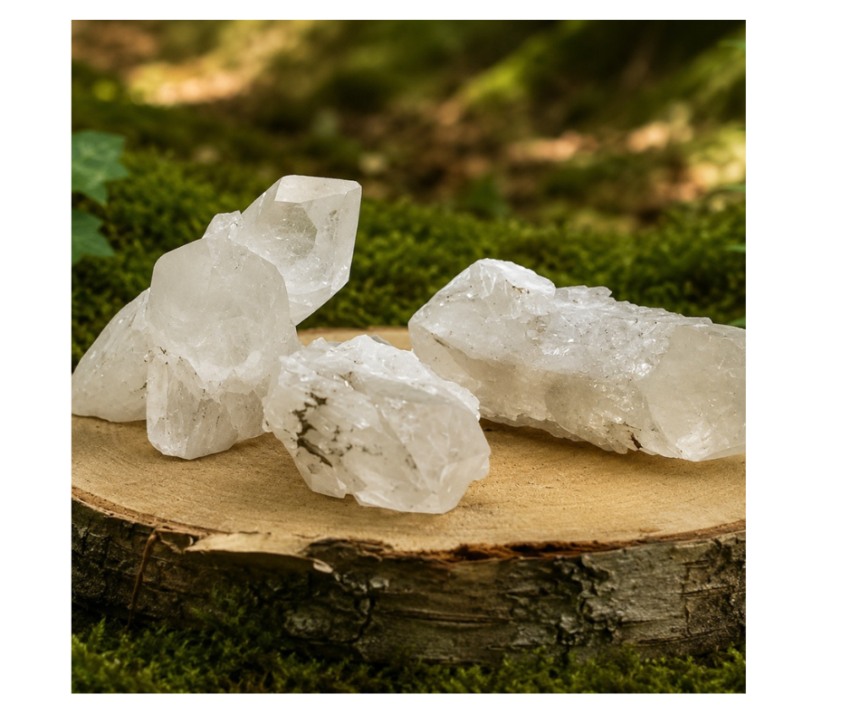 Bergkristal/spiritkwarts ruw | Balans, Reiniging en Energie