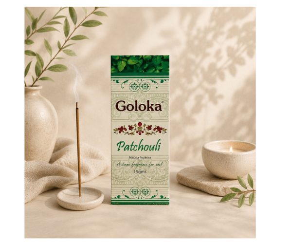 Wierook stokjes Goloka Patchouli 15 gram
